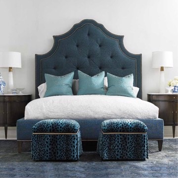 Hickory White Bethesda Arch King Bed