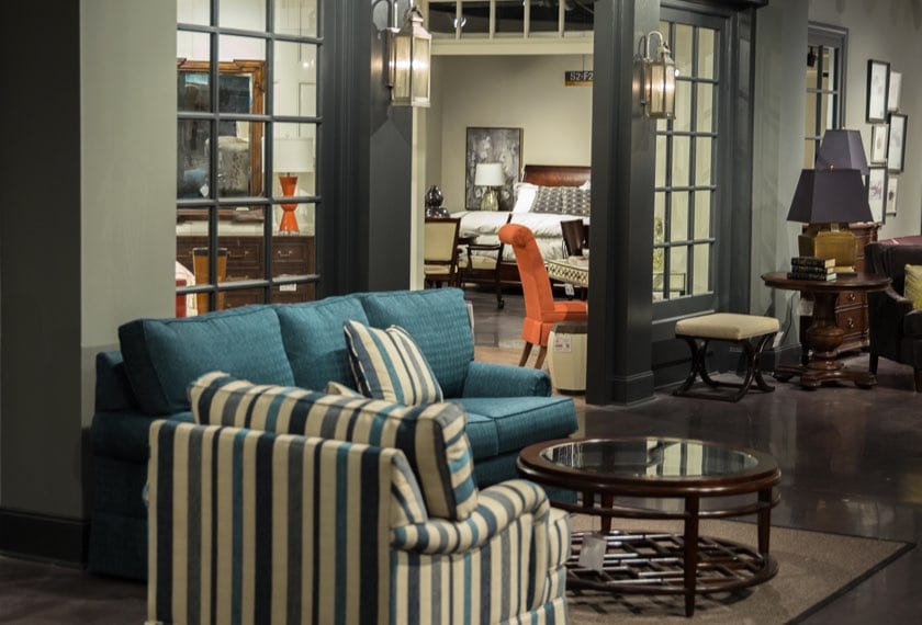 Furniture in the Showroom